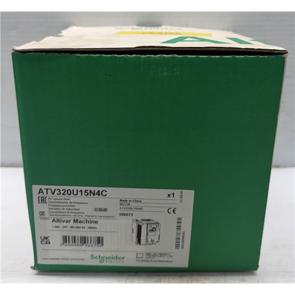 Schneider Electric Altivar 320 #ATV320U15N4C 2HP Variable Frequency Drive