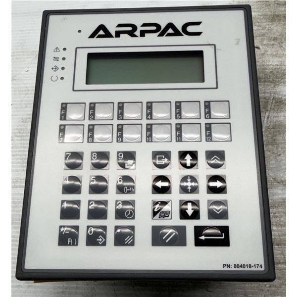 Exor Uniop #CP10G-04-1945 Arpac Operator Interface Display Panel