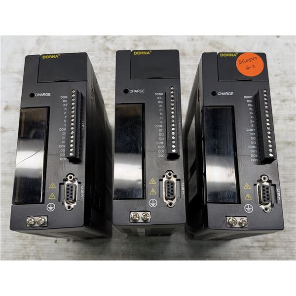 (3) Dorna #EPS-BS-0D75AA-1000 AC Servo Drivers