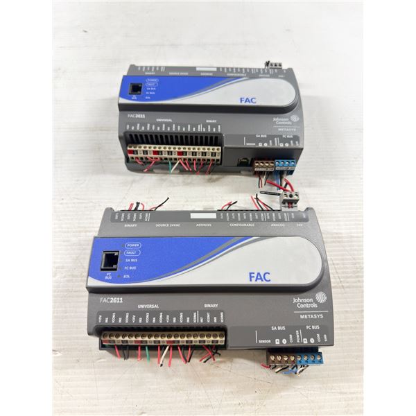 (2) Johnson Controls #FAC / #FAC2611