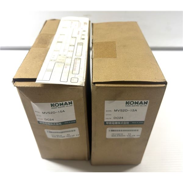(2) Konan Electric Co. #MVS2D-15A