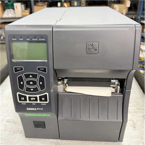 Zebra #ZT41042-T010000Z Model ZT410 Thermal Transfer Label Printer w/ Power Cord