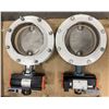 Image 1 : (2) Ebro-Armaturen #Z011-A DN200 EPDM Butterfly Valve EB6.1-SYD Pneumatic Actuator