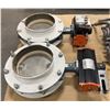 Image 3 : (2) Ebro-Armaturen #Z011-A DN200 EPDM Butterfly Valve EB6.1-SYD Pneumatic Actuator