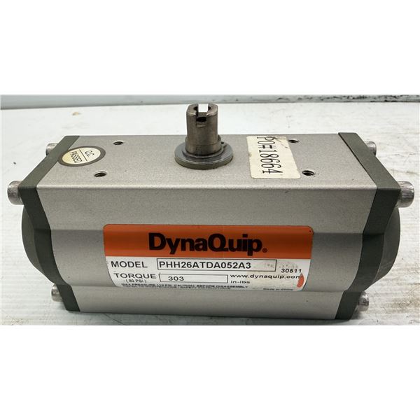 DynaQuip #PHH26ATDA052A3 Double Acting Pneumatic Ball Valve Inline