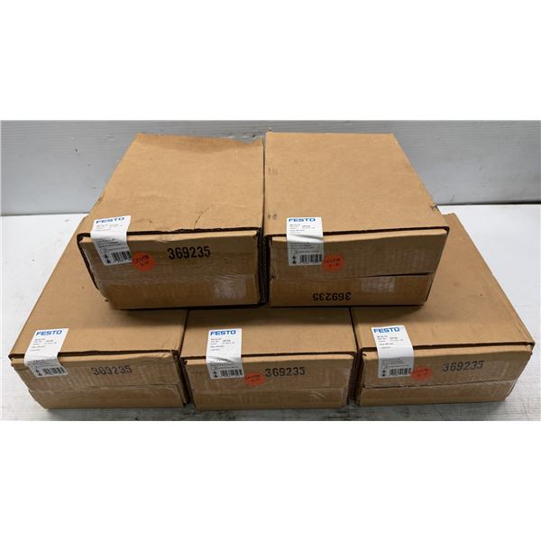 (5) Festo #197136 / HE-G1-LO Safety Shut Off Valves