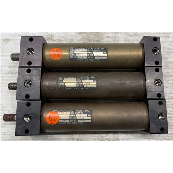 (3) Air & Hydraulic Power Inc. #ATA-5 Cylinders 2" Bore 8" Stroke 250 PSI