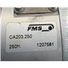 Image 5 : (2) FMS #CA203.250 Force Measuring Load Cell Sensor w/CA203 DI125 Dead Shaft Adapter