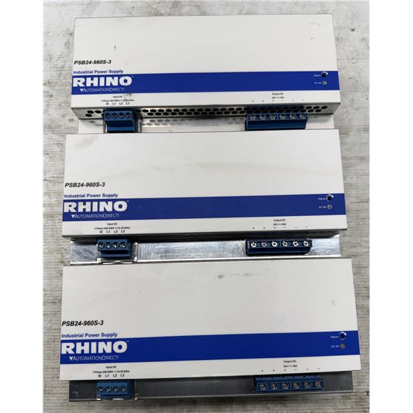 (3) Rhino #PSB24-960S-3 Power Supplies