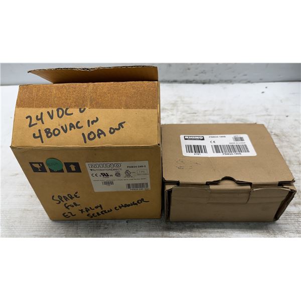 Lot of (2) Misc. Rhino Power Supplies #PSB24-240-3 & #PSM24-180S