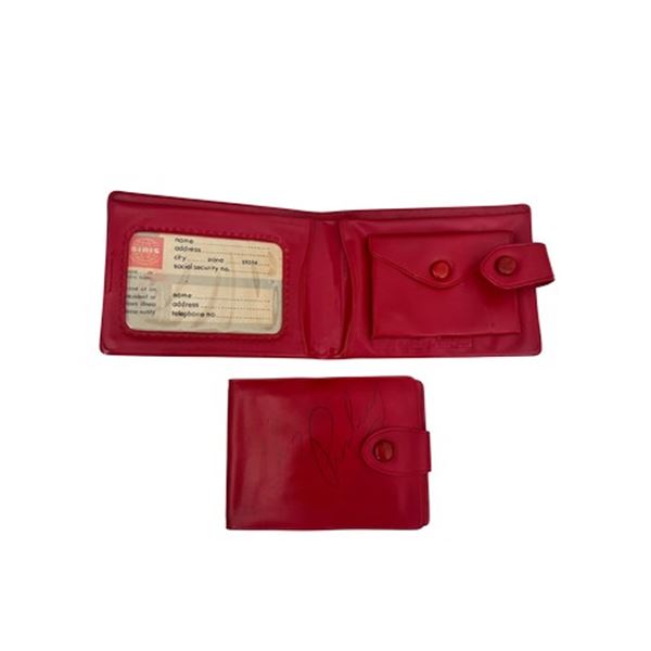 Mint 1950s Wallet Signed by Elvis Presley