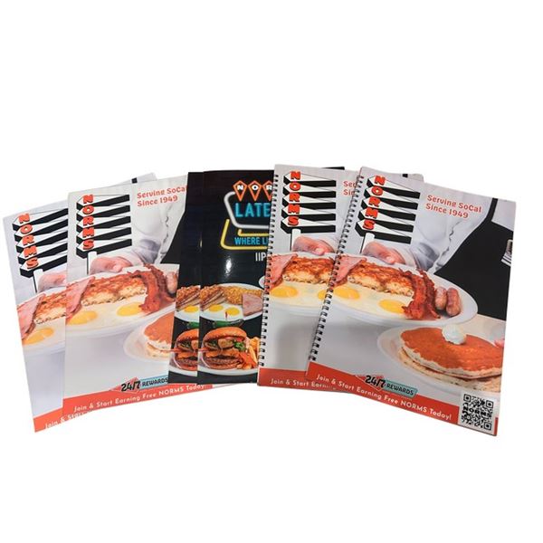 Good Luck, Have Fun Norms Diner Name Menus Movie Props