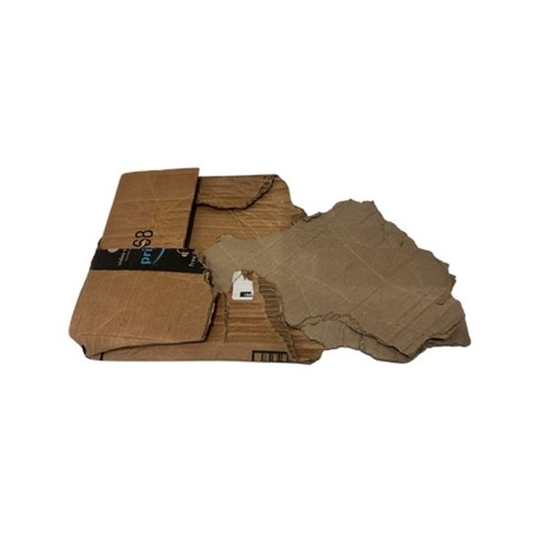 Good Luck, Have Fun Man From Future (Sam Rockwell) Cardboard Box Movie Props
