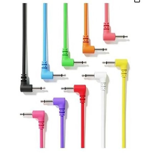 ExcelValley Mono Patch Cables 12-Pack 45cm