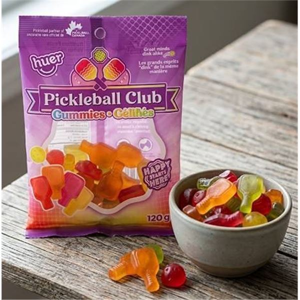 Huer Pickleball Club Gummies, 15 x 120g
