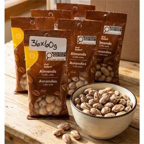 Shell Select Almonds CaffÃ¨ Latte 36x60g