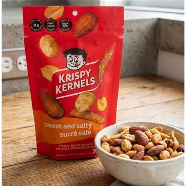 Krispy Kernels Sweet & Salty Mix, 8 Bags x 200g