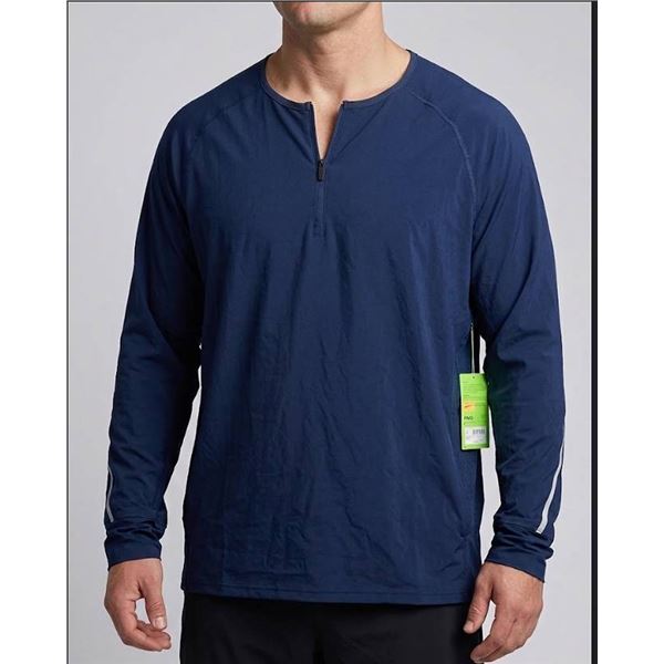 FWD Push Men's XL 1/4 Zip Pullover, True Navy Size XL