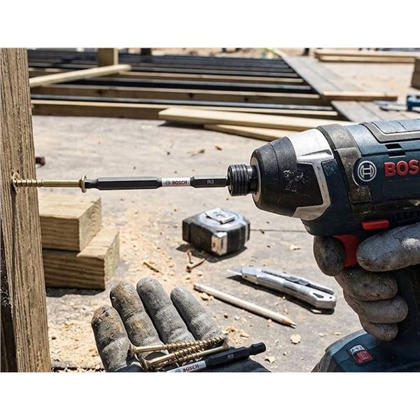 Lot of 5 - Bosch ITDESQ3601 Impact Tough 6 in. Square #3 Double-Ended Bit