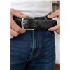 Image 1 : Roots Black Leather Belt Size 32-34