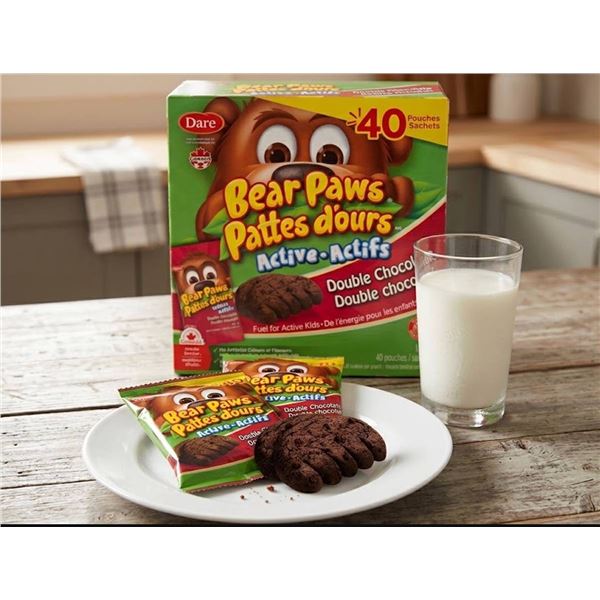 Dare Bear Paws Double Chocolate 40-Pack