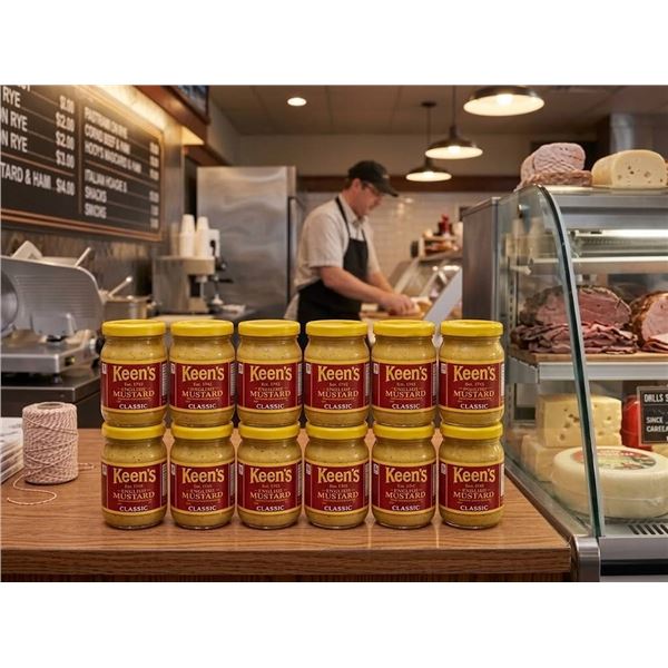 Keen's Prepared Hot Mustard 12 x 100ml
