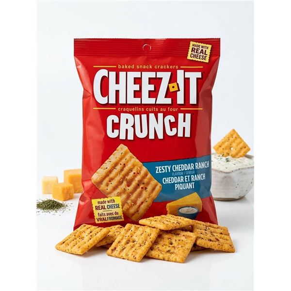 Cheez-It Crunch Zesty Cheddar Ranch 6 x 92g