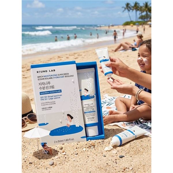 Round Lab Birch Moisturizing Sunscreen Set