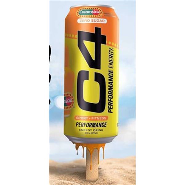 C4 Performance Energy Creamsicle 12-Pack