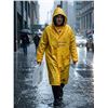 Image 1 : Yellow Rain Jacket, Size Large, Made in China