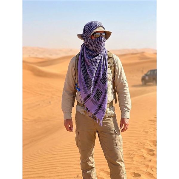 Rothco Shemagh Tactical Desert Scarf Purple