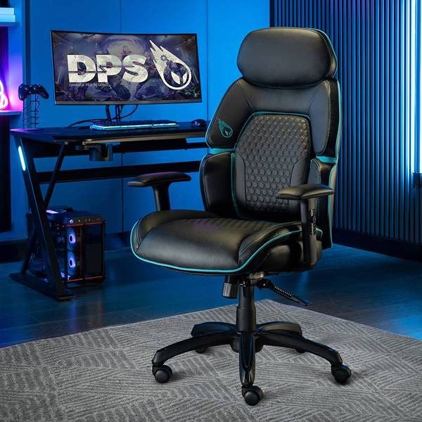 Black Gaming Office Chair with Armrests