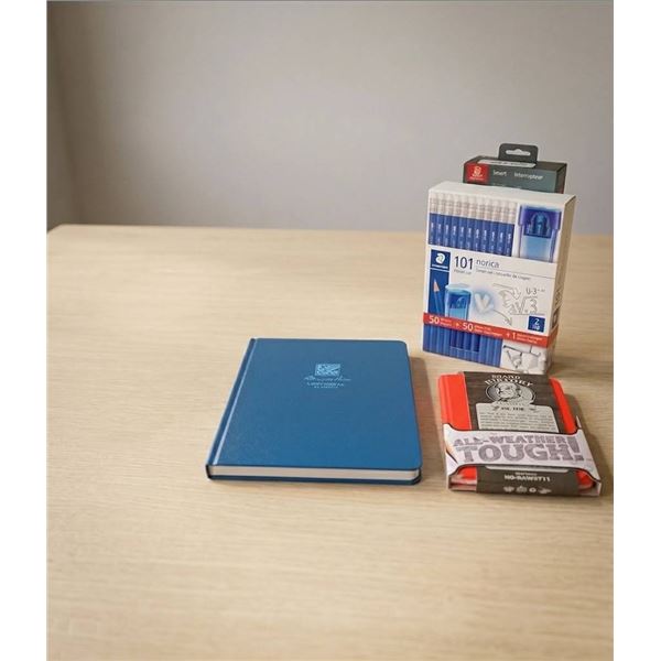 Staedtler Pencil Set and Waterproof Notebook