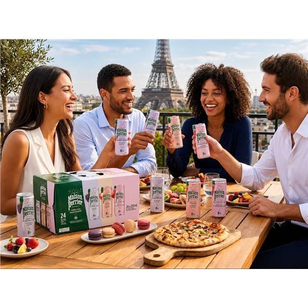 Maison Perrier 24-Pack Sparkling Water Cans