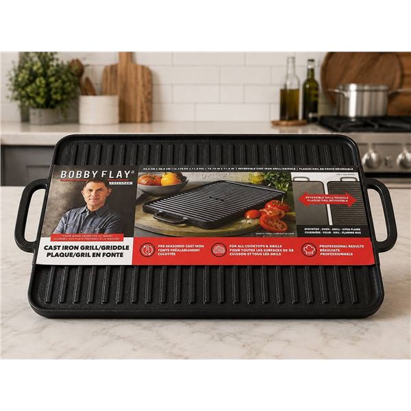 Bobby Flay Cast Iron Grill Griddle