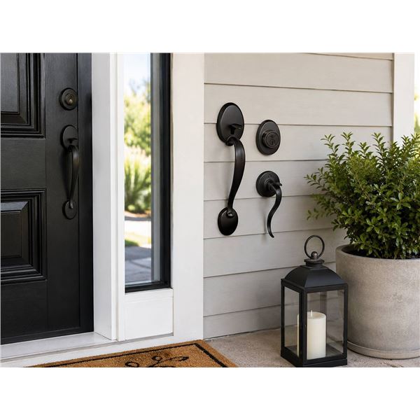 Weiser Safe Lock Door Handle Set