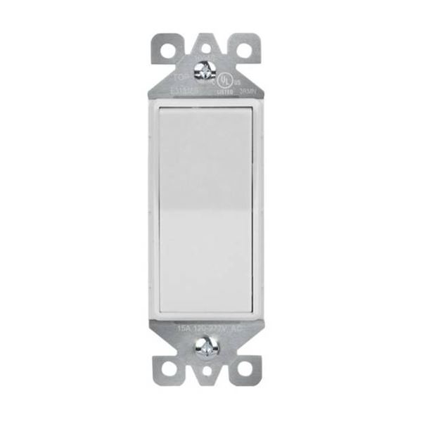 Lot of 2 - VALU+ Rocker Light Switch 15 A 115-277 V - White Lot of 30