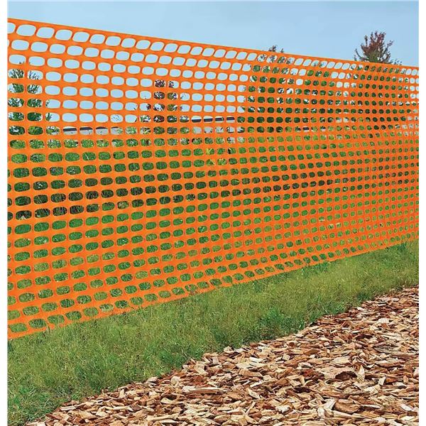 DH Line Orange Plastic Fence 4' x 50'