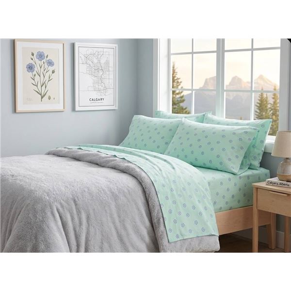 Comfy Bamboo World Queen Sheet Set 4 Pc