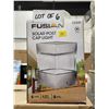 Image 3 : Set of 6 - Fusion Solar Post Cap Light