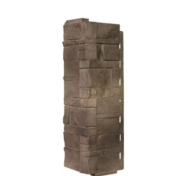Lot of 2 NovikStone DS Dry Stack Stone Corners Brownstone 5 Per Box