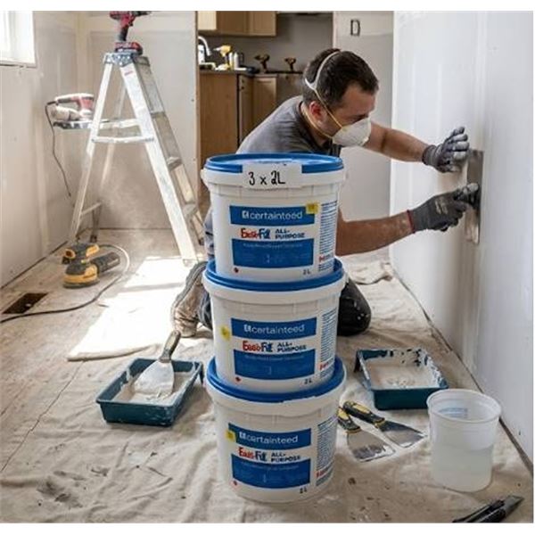 3 x 2L CertainTeed Easi-Fil Drywall Compound