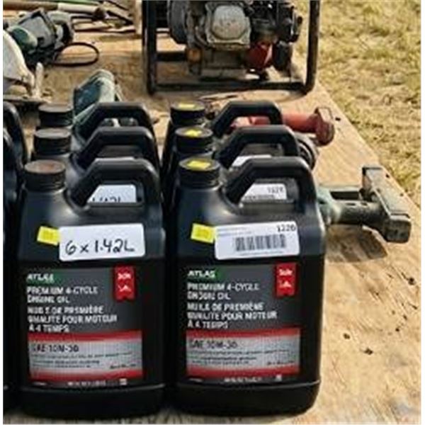 6 Atlas 4-Cycle Engine Oil SAE 10W-30 1.42L