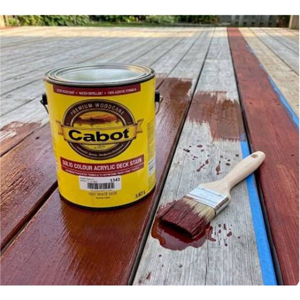 Cabot Acrylic Deck Stain With 10 Bennett Pro