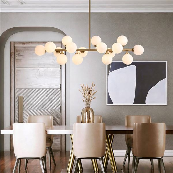 Modern Brass Pendant Light Fixture