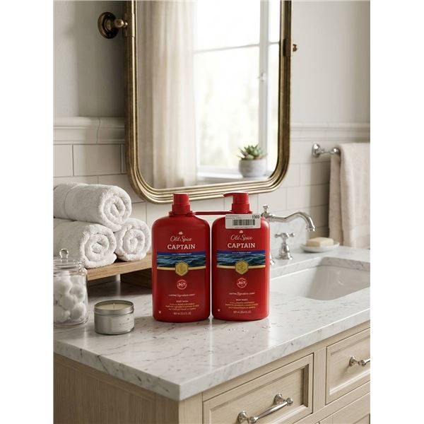 Old Spice Captain Body Wash 987 mL Duo