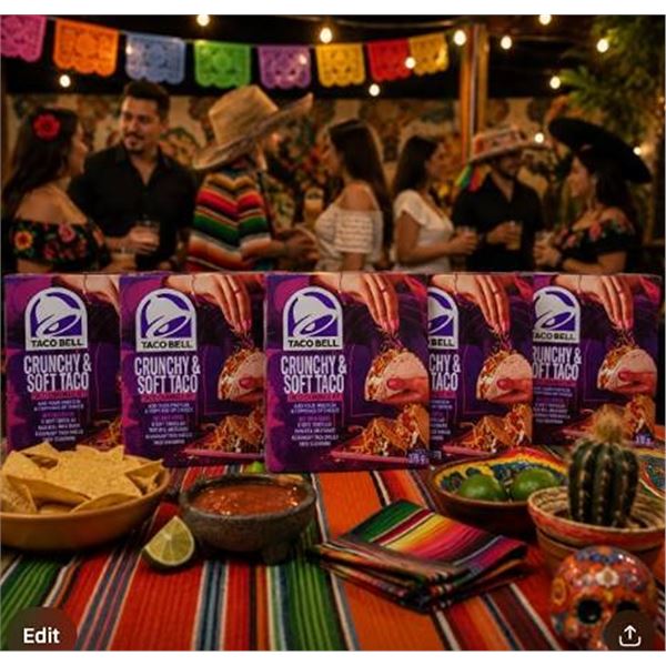Taco Bell Crunchy & Soft Taco Kit 370g