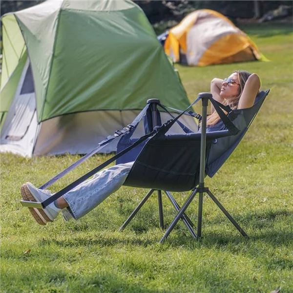 Ozark Trail Swinging Hammock Chair with Foot Rest