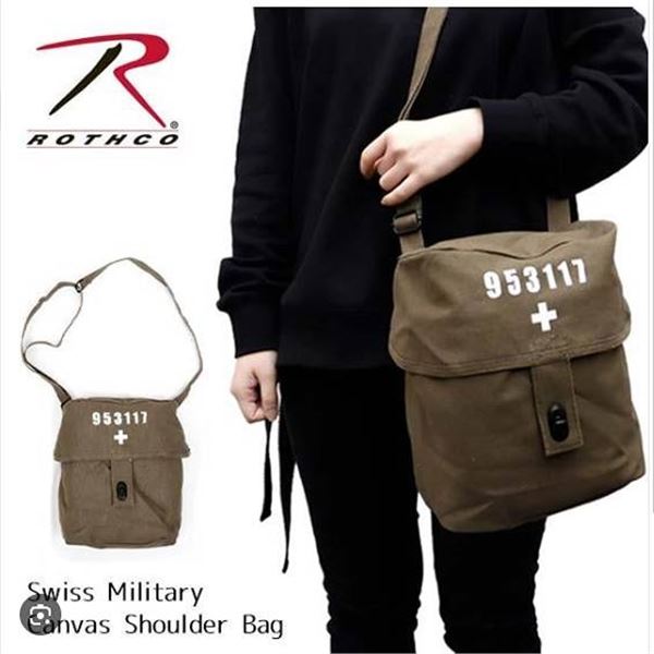 Rothco Swiss Military Canvas Shoulder Bag