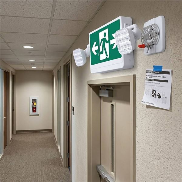 Qllite LED Combo Running Man Exit Sign